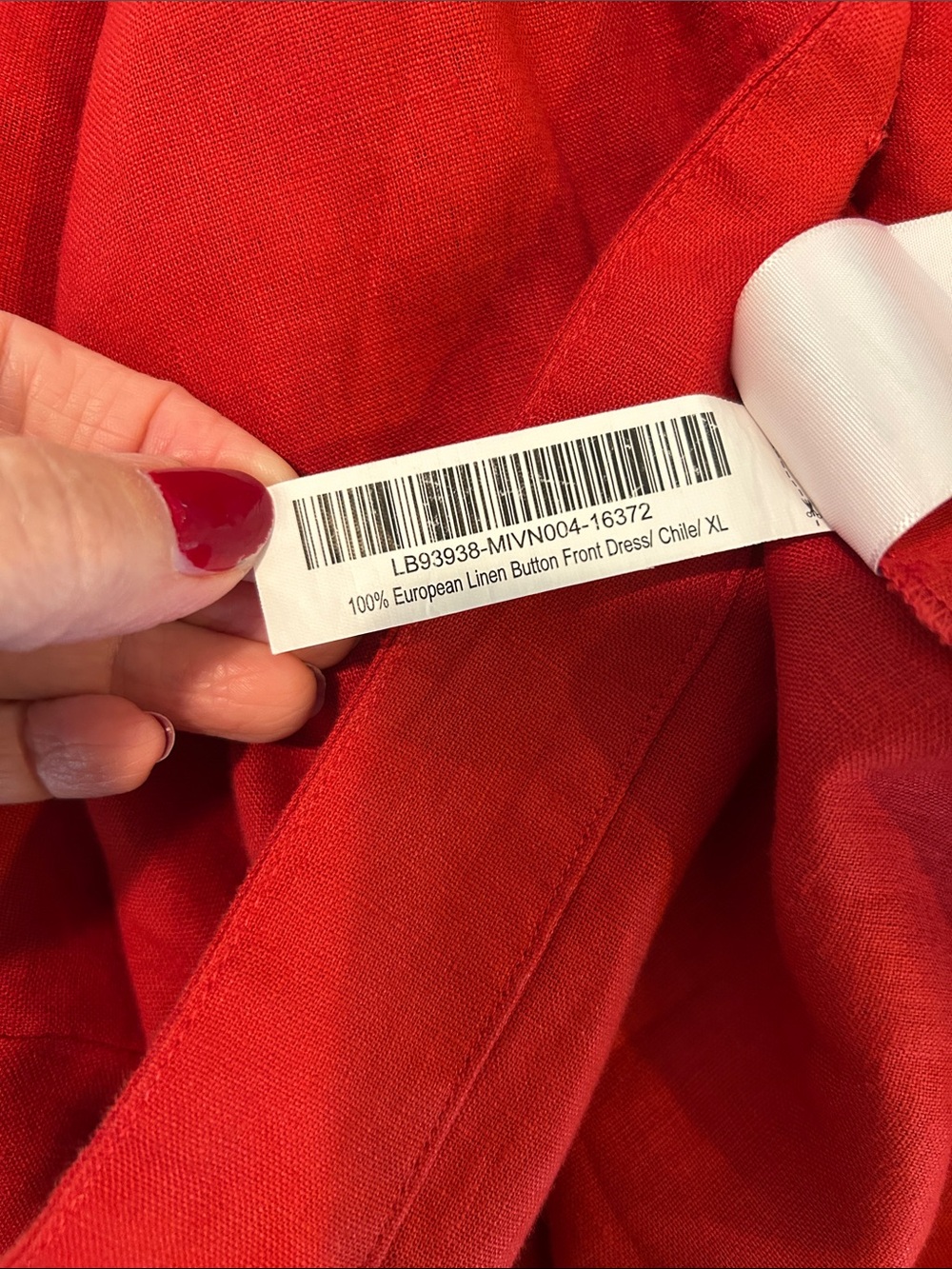 Quince 100% European Linen Button Front Dress Chile XL - Picture 11 of 14